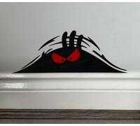 Il Male Angry Monster Capolino Peek A Boo Divertente Novità Auto Parete Adesivo