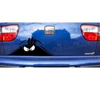 Il Male Monster Piccolo A Grande Capolino Peek A Boo Divertente Auto Van Adesivi