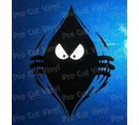 Il Male Monster Piccolo A Grande Capolino Peek Boo Divertente Auto Van Adesivi