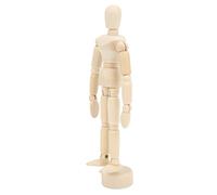 Il Manichino in Legno Ideale per Artisti con 14 Articolazioni Rotabili Che Insinuano la creatività nel Disegno di Animazione e Nei Oggetti di Scena (Uomo in legno da 5,5 pollici (dimensioni standard)