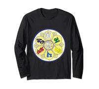 Il mantra del Buddha Om Mani Padme Hum Maglia a Manica