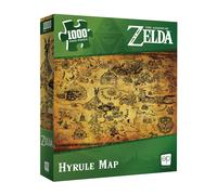 Il Mappa Di Hyrule Di The Legend Of Zelda Puzzle In Pieghe, 1000 Pezzi
