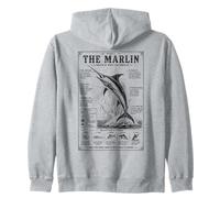 Il Marlin Un Maestro di velocità E Potente Forza Felpa con Cappuccio