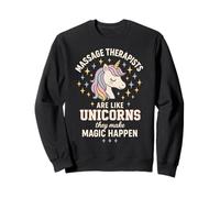 Il massaggiatore è come gli unicorni che fanno magie Felpa