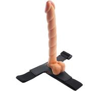 Il massimo piacere! Fallo in silicone extra lungo a forma di animale da 32 cm, stimolatore della prostata per uso vaginale e anale per il massimo piacere sessuale(Flesh)