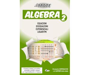il MATE - ALGEBRA 2: Procedure, formule e strategie per: Condizioni di Esistenza, Equazioni e Disequazioni, Sistemi, Valore Assoluto, Irrazionali, Esponenziali, Logaritmi.