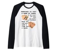 Il Matrimonio è Solo Una Mano di Carte Maglia con Maniche Raglan