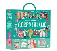 Libri Nadia Fabris / Mattia Cerato - Il Mega Atlante Del Corpo Umano. Ediz. A Co