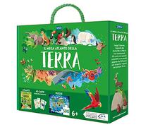 Il mega-atlante della Terra. Ediz. a colori. Con puzzle. Con 40 Carte