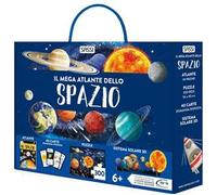 Il mega atlante dello spazio. Ediz. a colori. Con 40 carte domanda-risposta. Con puzzle. Con sistema solare 3D