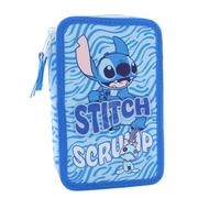 il megastore dei giocattoli e Giochiamo Astuccio Completo Stitch & Scrump 2025-2026 - Astuccio Triplo Scomparto con 3 Zip
