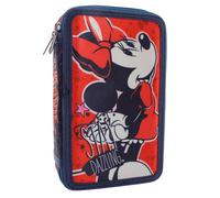 il megastore dei giocattoli e Giochiamo Astuccio Completo Triplo 3 Scomparti 2024-2025 - Astuccio Triplo Scomparto con 3 Zip (Minnie)