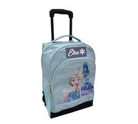 il megastore dei giocattoli e Giochiamo Trolley Key People originale per bambini con design Frozen Elsa - Zaino trolley per scuola elementare, leggero, resistente e con manico estensibile e ruote