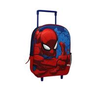 il megastore dei giocattoli e Giochiamo Zaino Trolley 3D Asilo Bambini con Ruote e Manico Estensibile - Zaino Trolley Leggero e Compatto per Scuola Materna (Spiderman)