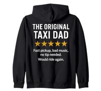 Il meme divertente di papà dei taxi originale Felpa con Cappuccio