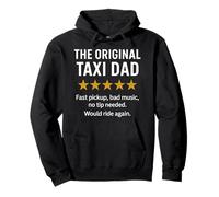 Il meme divertente di papà dei taxi originale Felpa con Cappuccio