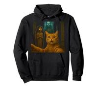 Il Meowmy Awakens Cat Selfie alla Tomba di Bastet Felpa con Cappuccio