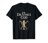 Il Merluzzo Da Vinci Design Vitruviano Rinascimentale Maglietta