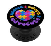 Il Mese Della Consapevolezza Dell'autismo Accetta L'avvocato PopSockets PopGrip Adesivo