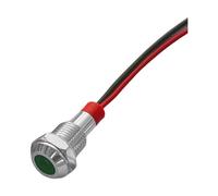 Il metallo compatto 6/8/10/12mm ha alloggiato gli indicatori luminosi dei segnali con la valutazione IP65 per i sistemi di automazione e del macchinario segnala gli indicatori del metallo leggero