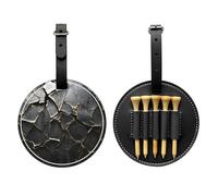 Il metallo incrina la borsa nera di stoccaggio del tee di golf, borsa di stoccaggio multifunzionale del tee di golf per gli uomini, materiale durevole