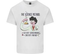 Il Metodo Scientifico Divertente Chimica Geek Uomo Cotone T-Shirt Tee Top