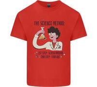 Il Metodo Scientifico Divertente Chimica Geek Uomo Cotone T-Shirt Tee Top