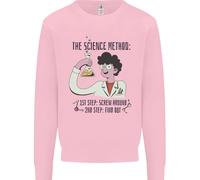 Il Metodo Scientifico Divertente Felpa Per Bambini Geek Di Chimica