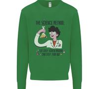 Il Metodo Scientifico Divertente Felpa Per Bambini Geek Di Chimica