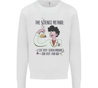 Il Metodo Scientifico Divertente Felpa Per Bambini Geek Di Chimica