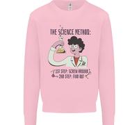 Il Metodo Scientifico Divertente Felpa Per Bambini Geek Di Chimica