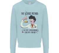 Il Metodo Scientifico Divertente Felpa Per Bambini Geek Di Chimica
