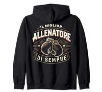 Il Miglior Allenatore Boxe Idee Regalo Pugilato Pugile Felpa con Cappuccio