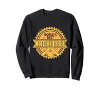 Il miglior Architetto del Mondo retrò Vintage architettura Presente Felpa
