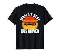 Il miglior Autista di Autobus del Mondo con scuolabus Maglietta