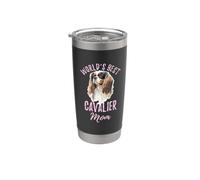 Il miglior cane Cavalier Mom Cavalier King Charles Spaniel del mondo Bicchiere termico in acciaio inox doppia parete