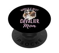 Il miglior cane Cavalier Mom Cavalier King Charles Spaniel del mondo PopSockets PopGrip Adesivo