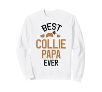 Il miglior Cane da Compagnia Collie Papa Ever Cute Felpa