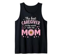 Il miglior caregiver del mondo mi chiama la festa della mamma Canotta