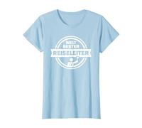 Il miglior Compagno di Viaggio Maglietta, Donna, Celeste, 3XL