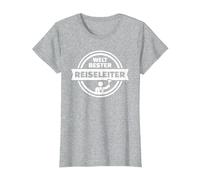 Il miglior Compagno di Viaggio Maglietta, Donna, Grigio Melange, 3XL