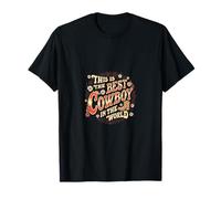 Il Miglior Cowboy Cappello Western Maglietta