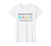 Il miglior Design della Nonna Blessed to be Call Nana Maglietta