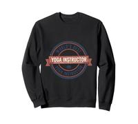 Il miglior Design di Badge per Istruttore di Yoga al Mondo Felpa