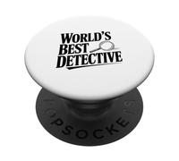 Il miglior detective del mondo per gli amanti della risoluzione del crimine PopSockets PopGrip Adesivo