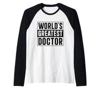 Il miglior Dottore del Mondo Maglia con Maniche Raglan