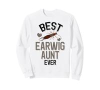 Il miglior Earwig Aunt Ever Cute Bug Lover Felpa