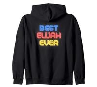 Il miglior Elijah di Sempre - Divertente Nome Elijah Felpa con Cappuccio