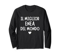 Il Miglior Enea del Mondo Divertente | Regalo per Enea Maglia a Manica