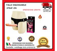 IL MIGLIOR FALLO DILDO STRAP-ON INDOSSABILE REALISTICO ANALE-VAGINALE PER DONNA
